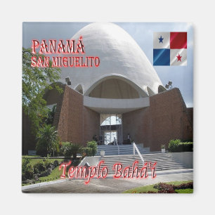 zPA012 PANAMA, Bahá'í Temple in San Miguelito, Magnet