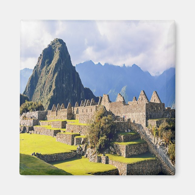zPE003 MACHU PICCHU, Peru, Amerika, Kühlschrank Magnet (Vorne)