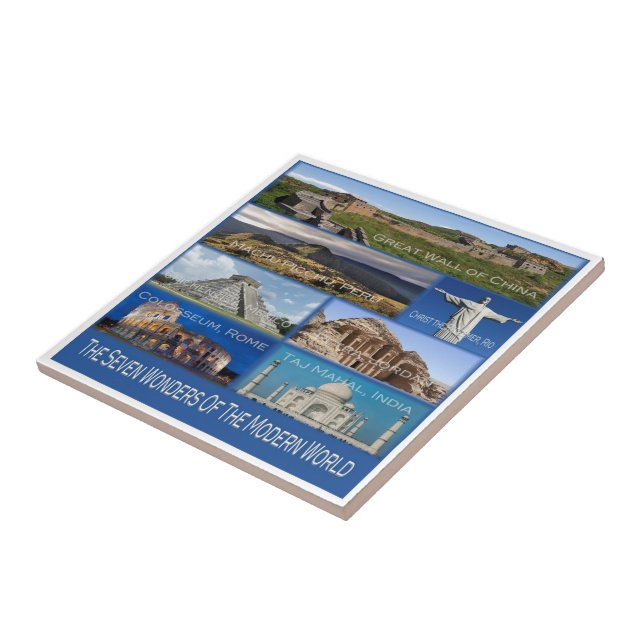 zPE006 Die sieben Weltwunder, Fliese (Seite)