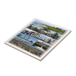 zPE008 Mosaik von LIMA in Peru, Amerika, Fliese