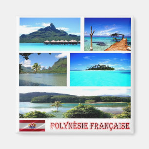 zPF005 FRANZÖSISCH-POLYNESIEN, Ozeanien, Kühlschra Magnet