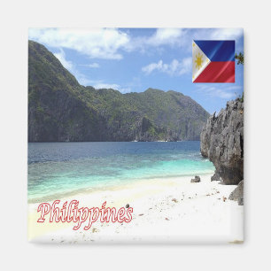 zPH005 Strand von MATINLOC ISLAND Philippines Kühl Magnet