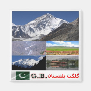 zPK007 GILGIT-BALTISTAN, Pakistan, Magnet