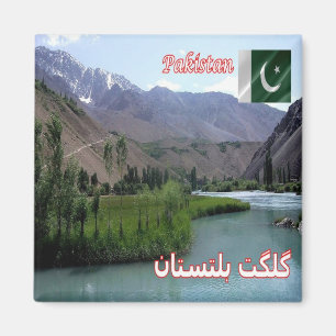 zPK012 GILGIT-BALTISTAN, Pakistan, Asien, Kühlschr Magnet