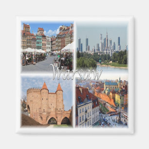 zPL006 WARSCHAU WARSZAWA, Polen, Europa, Kühlschra Magnet