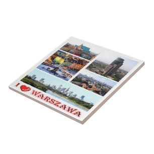 zPL010 WARSCHAU "I Liebe", Polen, Europa, Fliese