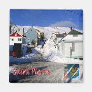 zPM005 SAINT PIERRE, San Pierre Miquelon, Kühlschr Magnet