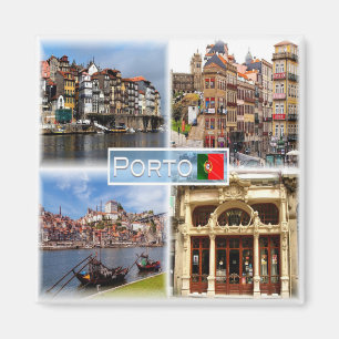 zPT005 RIBEIRA, River Douro, Portugal, Kühlschrank Magnet