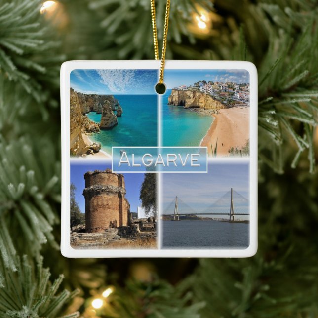 zPT006 THE ALGARVE, Portugal, Keramikornament (Baum)