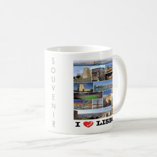 zPT018 LISBON "I Liebe", Portugal, Kaffeetasse