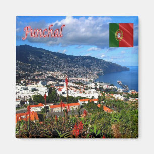 zPT022 FUNCHAL, Portugal, Europa, Kühlschrank Magnet
