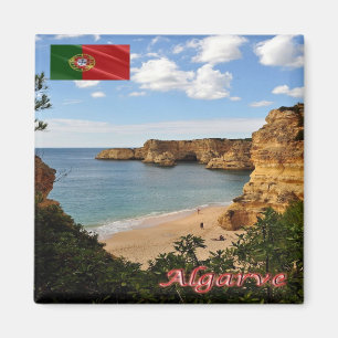 zPT027 ALGARVE Beach Marinha, Portugal, Kühlschran Magnet