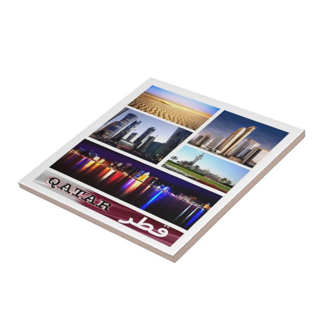 zQA004 Potpourri von QATAR, Asien, Fliese (Seite)