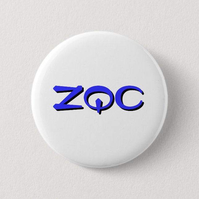 ZQC-Taste, blau Button (Vorderseite)