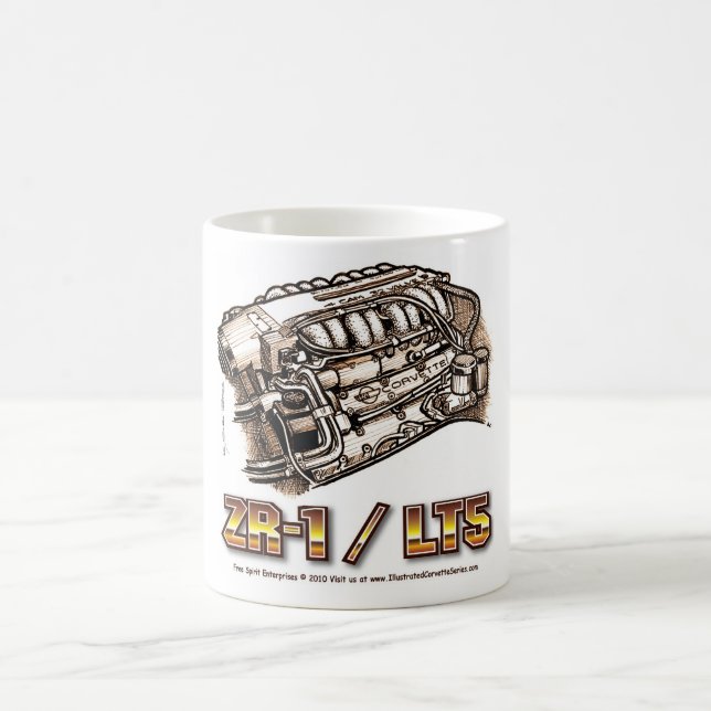 ZR1 LT5 Korvette Motor Tasse (Mittel)