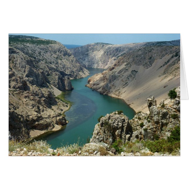 Zrmanja Canyon, Dalmatien, Kroatien (Vorderseite (Horizontal))