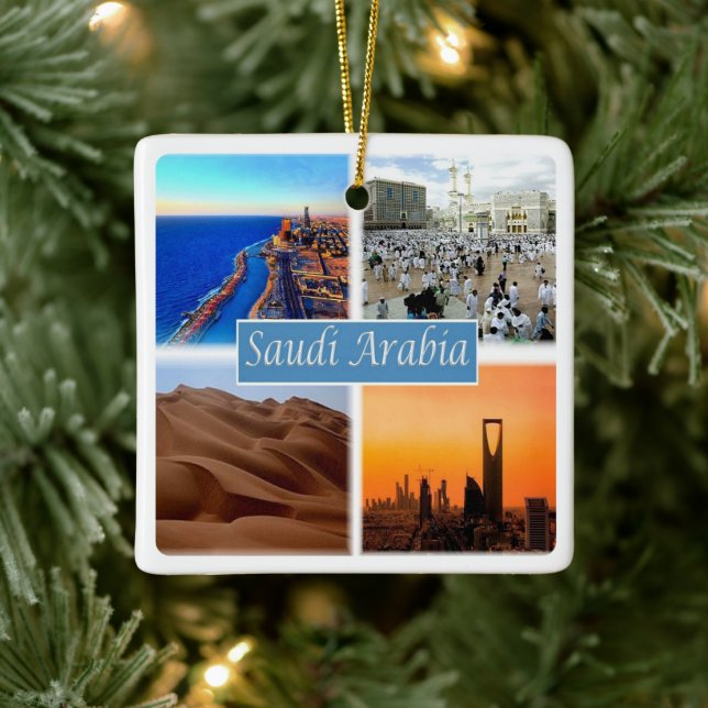 zSA010 SAUDI ARABIA, Asien, Keramikornament (Baum)