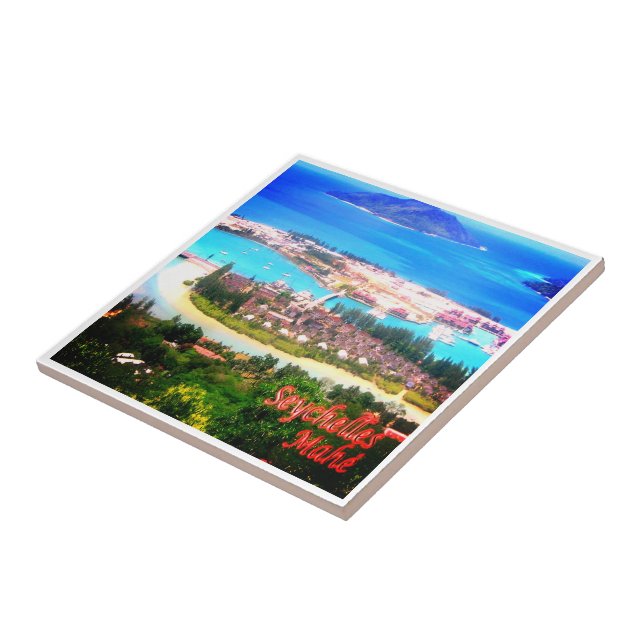 zSC008 MAHE', Seychellen, Afrika, Fliese (Seite)