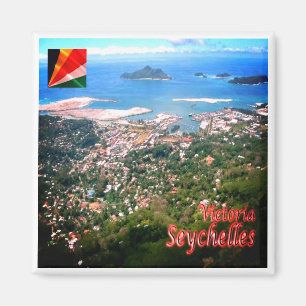 zSC016 VICTORIA, Seychellen, Afrika, Kühlschrank Magnet