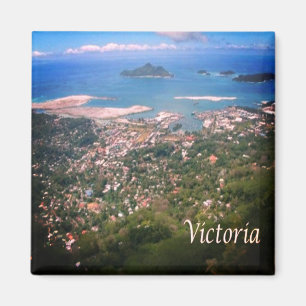 zSC020 VICTORIA, Seychellen, Afrika, Kühlschrank Magnet