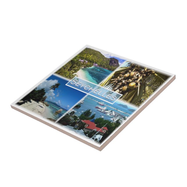 ZSC025 SEYCHELLES, Mosaik, Afrika, Fliese (Seite)