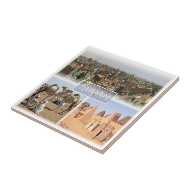 zSD008 KHARTOUM, Mosaik, Sudan, Afrika, Fliese (Seite)