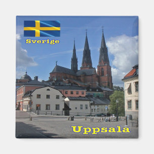 zSE007 UPPSALA, Schweden, Europa, Kühlschrank Magnet