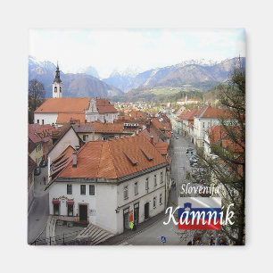 zSI011 KAMNIK, Slowenien, Europa, Kühlschrank Magnet