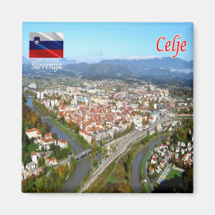 zSI014 CELJE, Slowenien, Europa, Kühlschrankmagnet Magnet