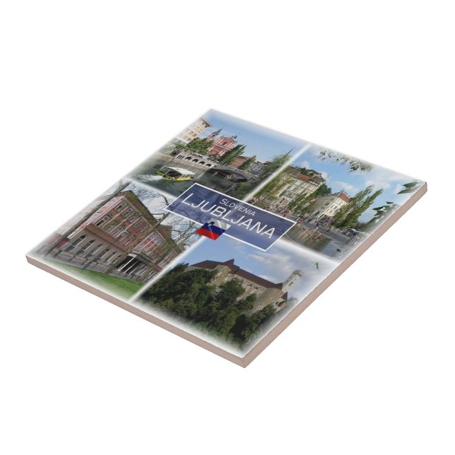 zSI017 LJUBLJANA, Slowenien, Europa, Fliese (Seite)