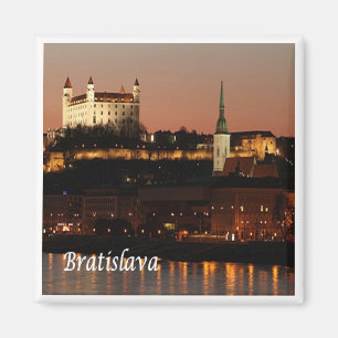 zSK005 BRATISLAVA, Slowakei, Europa, Kühlschrank Magnet