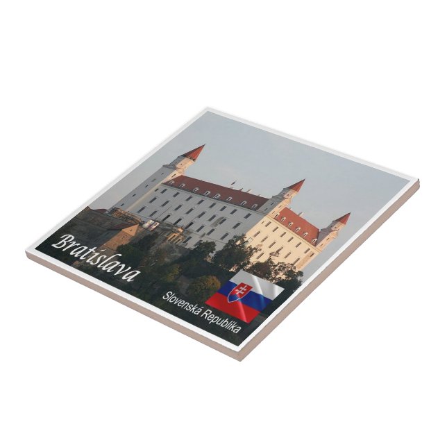 zSK007 BRATISLAVA CASTLE, Slowakei Europa, Fliese (Seite)