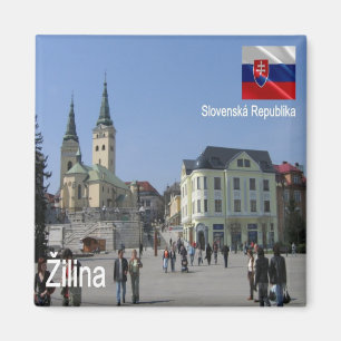 zSK008 ŽILINA, Slowakei, Europa, Kühlschrank Magnet