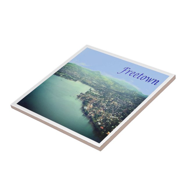 zSL04 FREETOWN, Panorama, Sierra Leone, Fliese (Seite)
