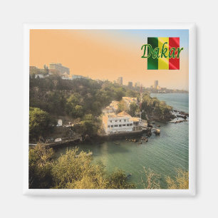 zSN004 DAKAR, Senegal, Afrika, Kühlschrank Magnet