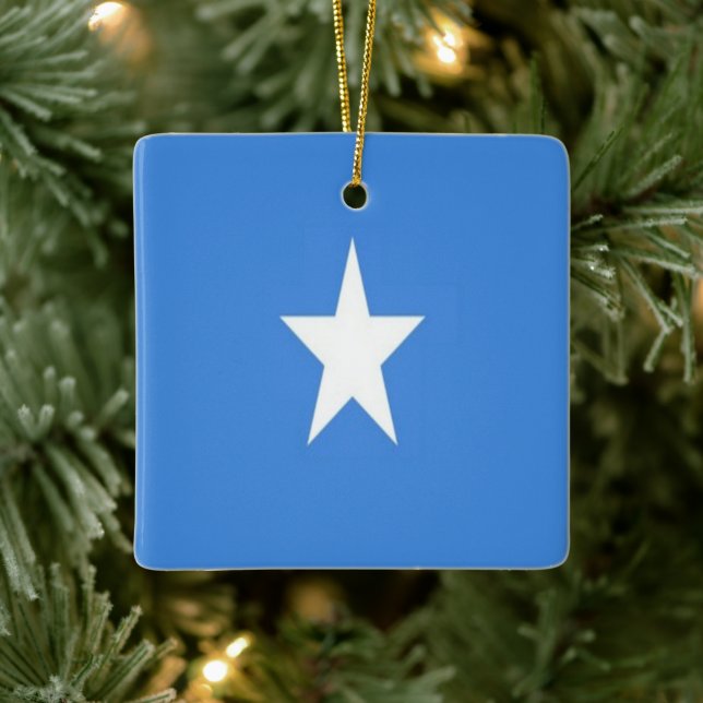 zSO001 SOMALIA, Flag, Keramikornament (Baum)