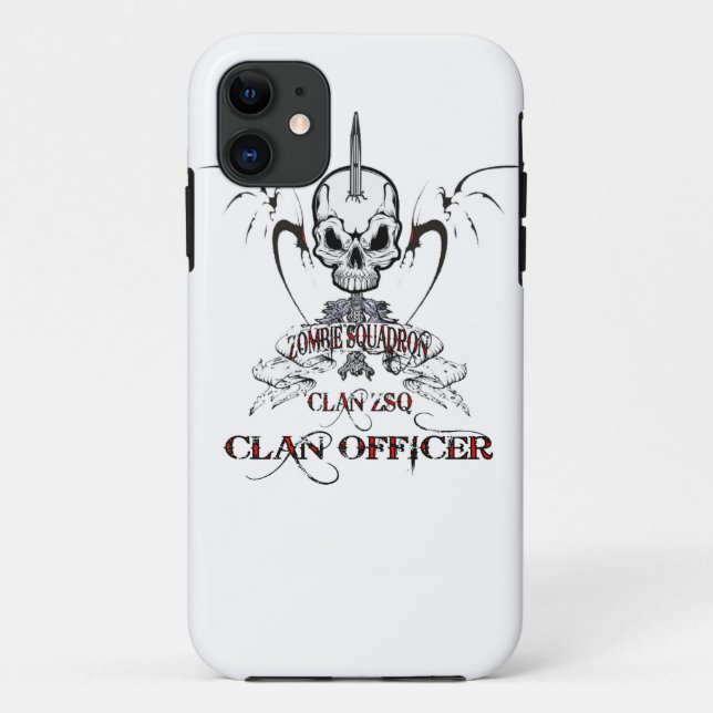 ZSQ Clan-Offiziere Case-Mate iPhone Hülle (Rückseite)