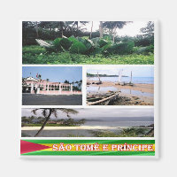 zST007 SAO TOME' and PRINCIPE, Mosaik, Kühlschrank