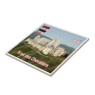 zSY010 panorama KRAK DES CHEVALIERS, Syrien, Fliese