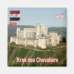 zSY010 panorama KRAK DES CHEVALIERS, Syrien, Kühls Magnet