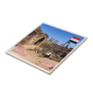 zSY012 Bosra, Römische Ruinen, Syrien, Fliese