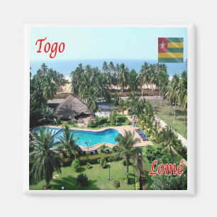 zTG006 LOME' Togo, Afrika, Kühlschrank Magnet