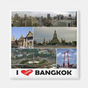 zTH005 in Liebe Bangkok, Thailand, Asien, Kühlschr Magnet