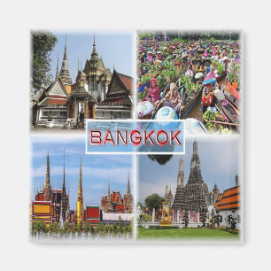 zTH007 Potpourri von BANGKOK Thailand Asien, Kühls Magnet