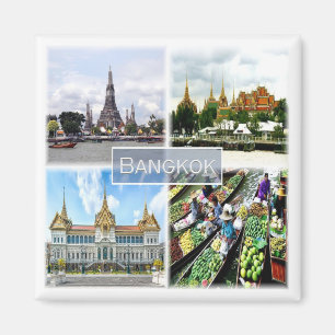 zTH009 Kollektion von BANGKOK, Thailand, Asien, Kü Magnet
