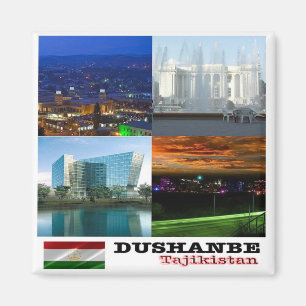zTJ006 Collage in DUSHANBE Tadschikistan Asien, Kü Magnet