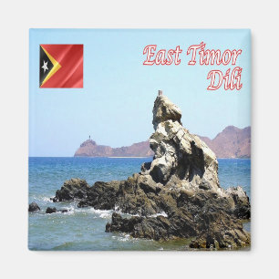 zTL008 DILI & ATAURO INSEL, Osttimor, Kühlschrank Magnet