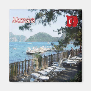 zTR008 MARMARIS, Türkei, Europa, Kühlschrank Magnet