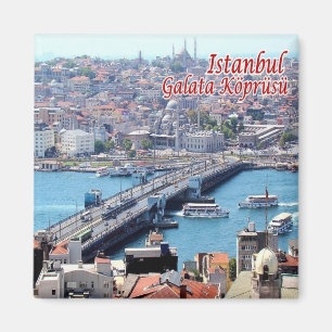 zTR016 ISTANBUL GALATA BRIDGE, Türkei, Kühlschrank Magnet