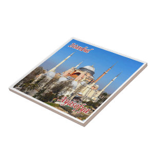 zTR018 BASILIKA SAINT SOPHIA, Istanbul, Türkei Fliese